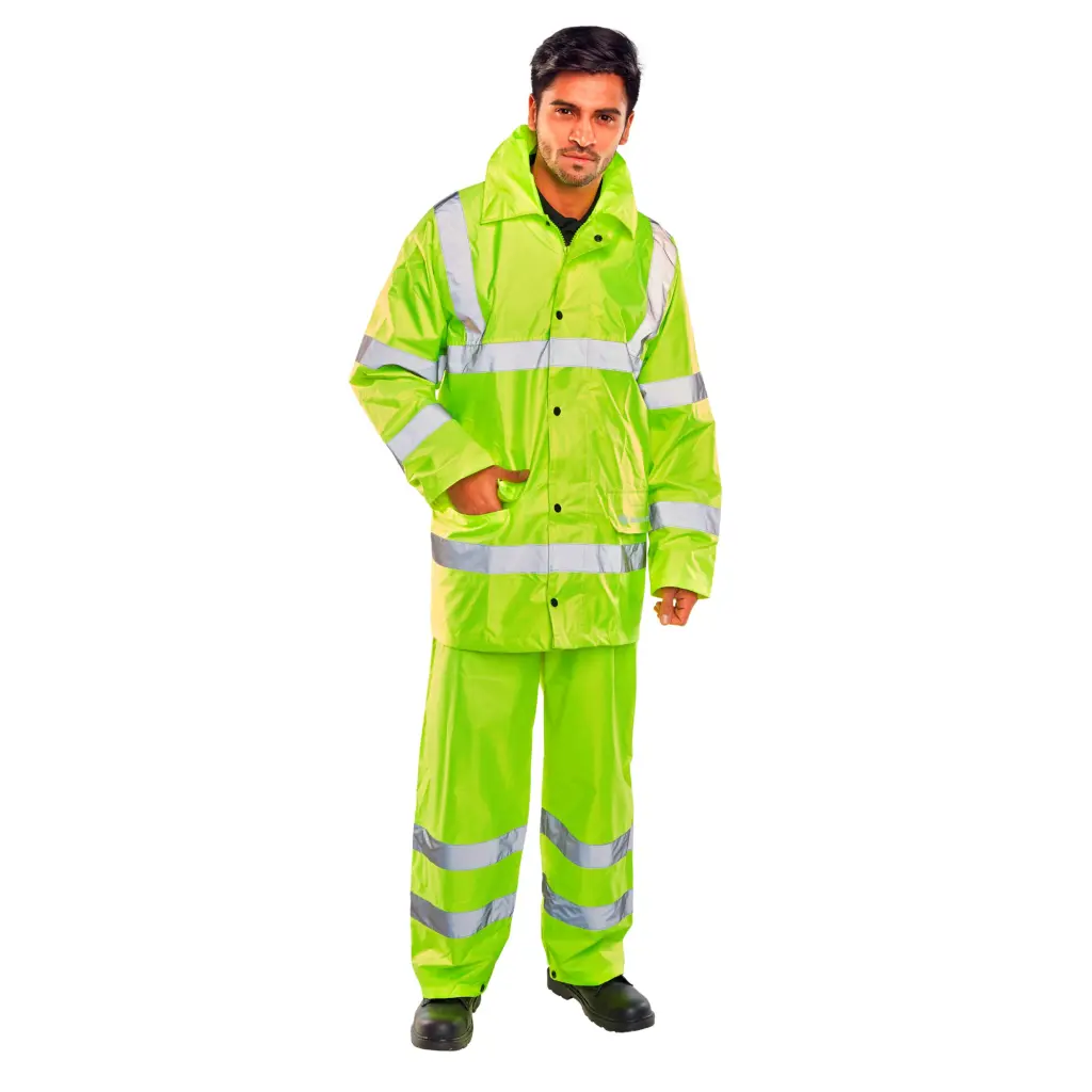 Beeswift Lightweight En471 En343 Suit Saturn Yellow 4XL