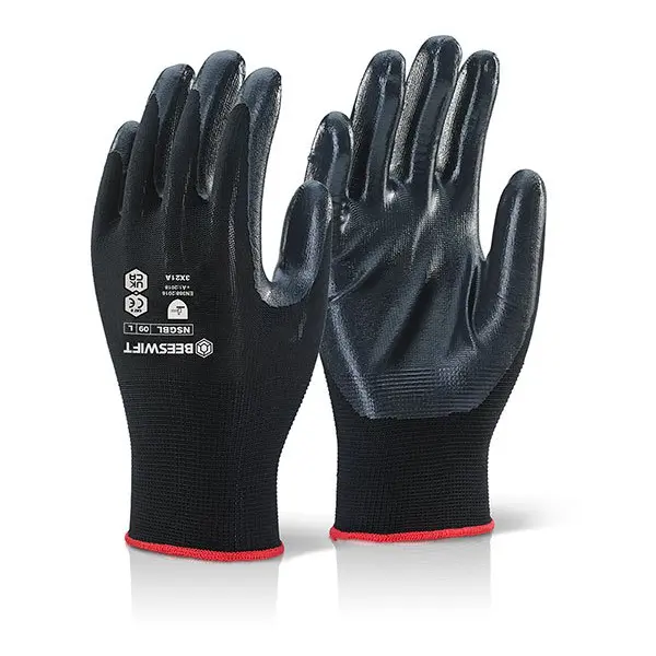 Beeswift Nite Star Glove Black Medium Size 08