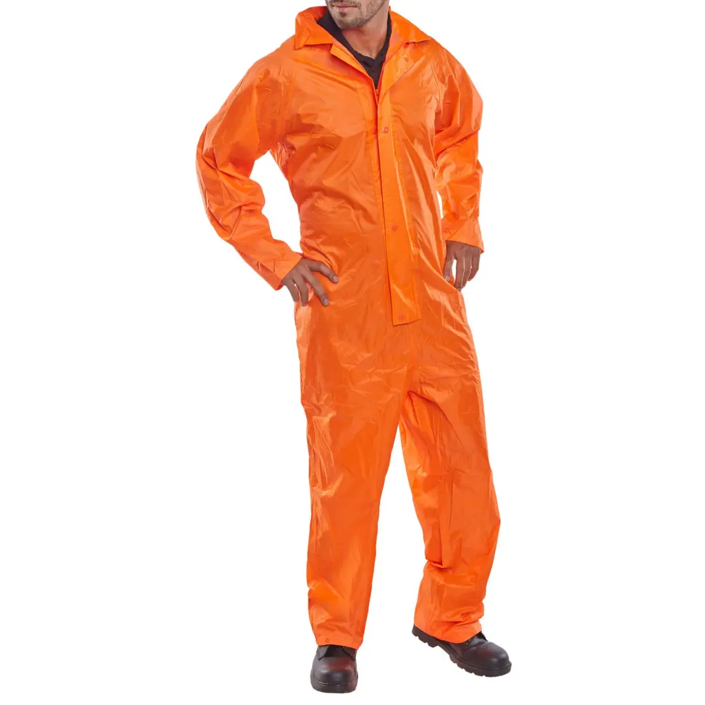 Beeswift Nylon B-Dri Coverall Orange M