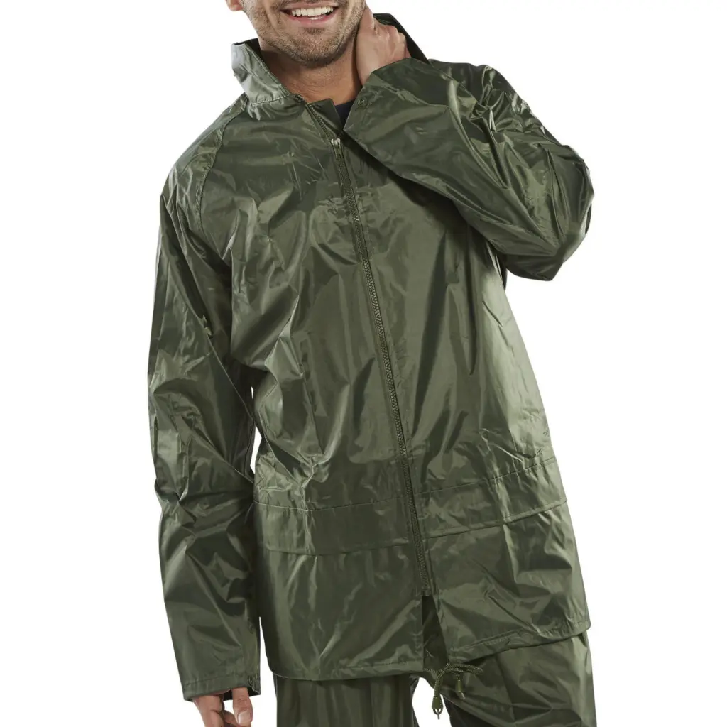 Beeswift Nylon B-Dri Jacket Olive Green 2XL
