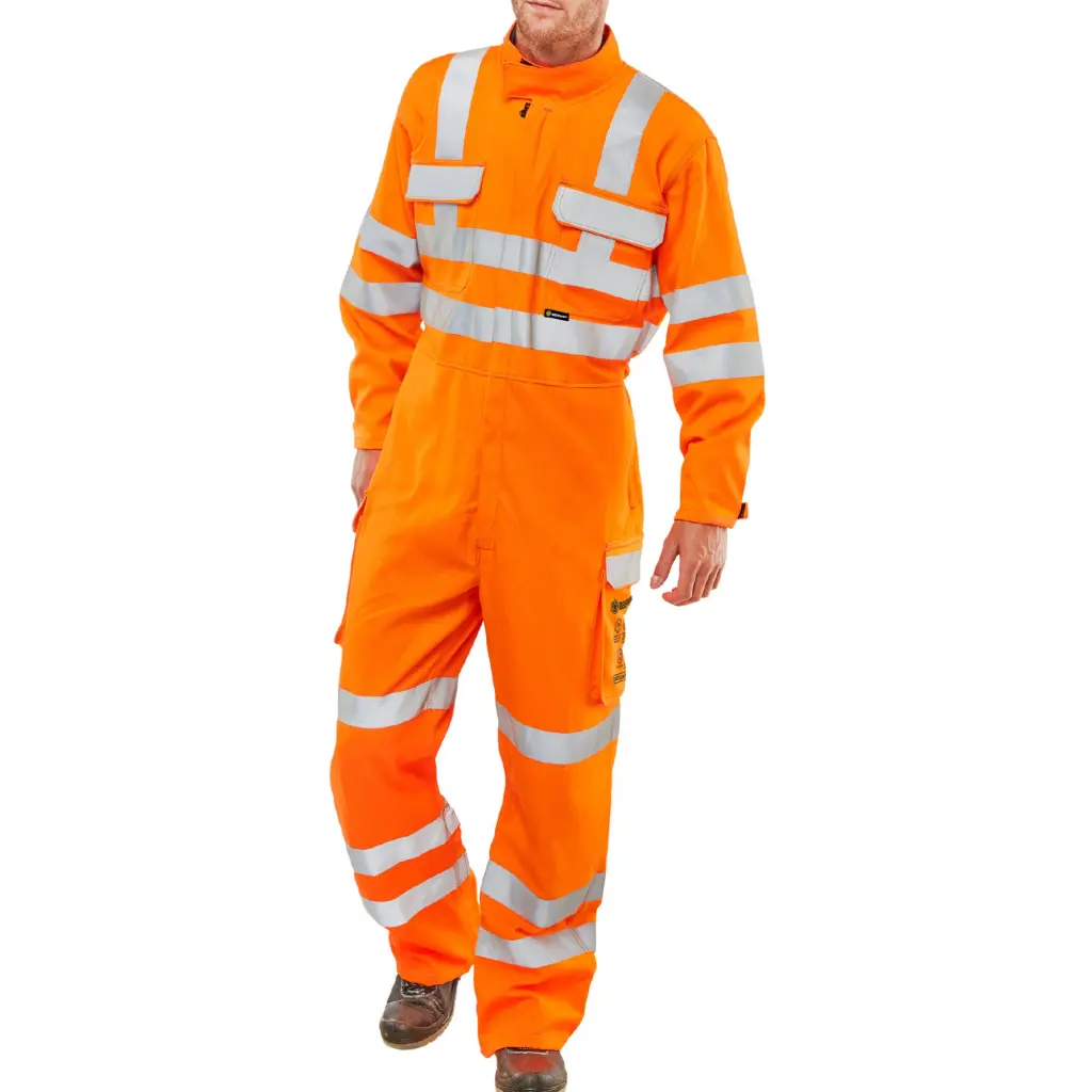 Beeswift Orange Arc Compliant Ris Coverall Orange 36