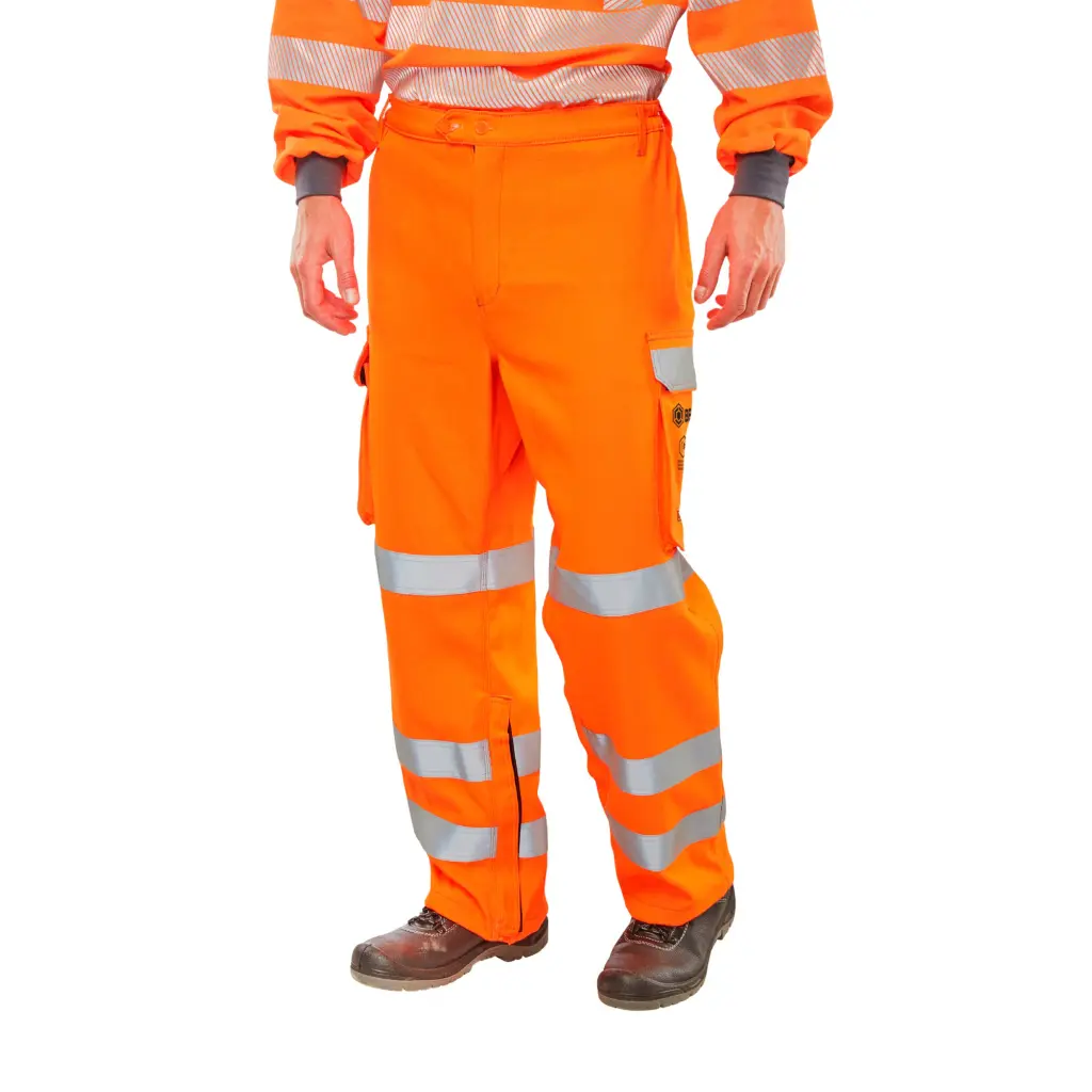 Beeswift Orange Arc Compliant Ris Trouser Orange 30T