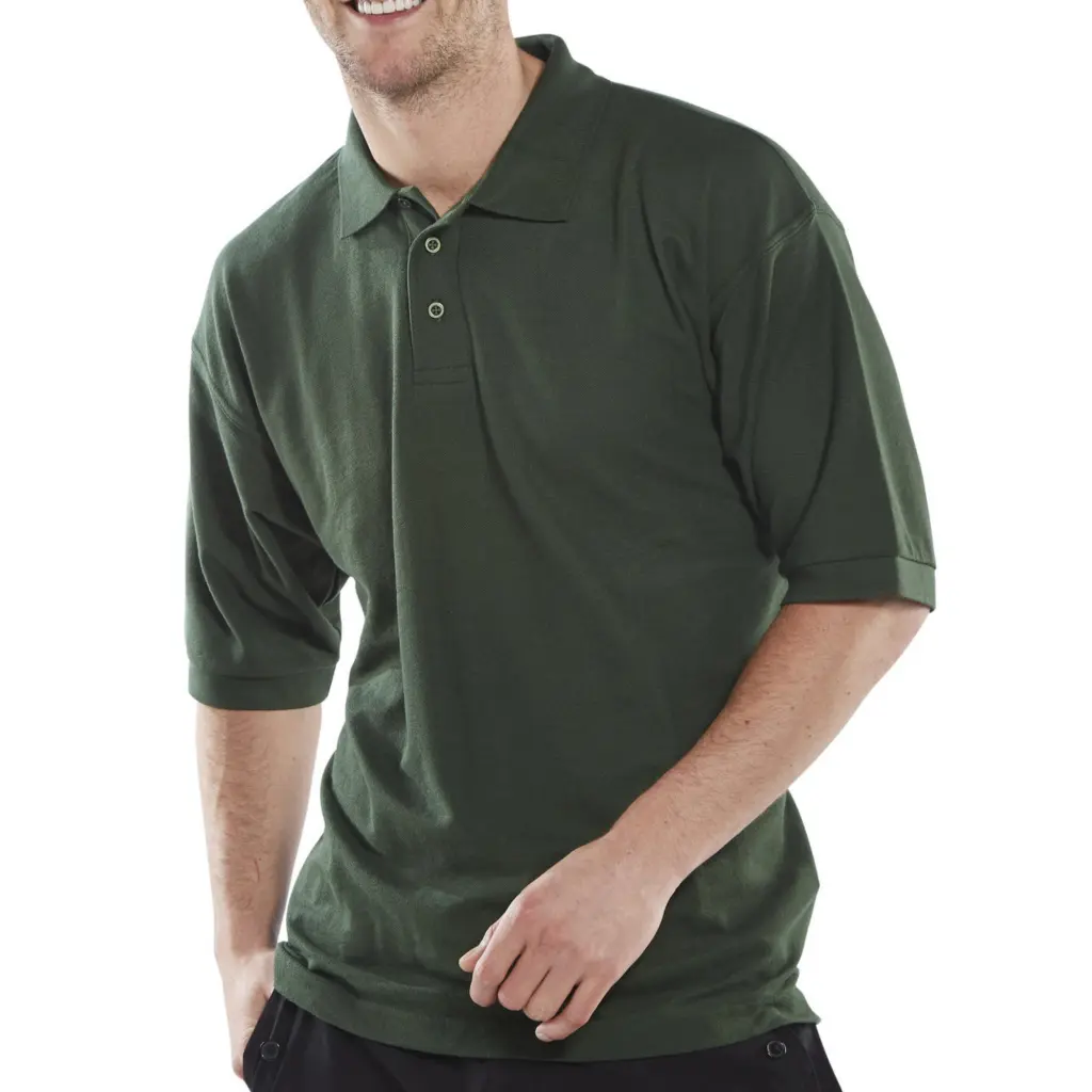Beeswift Polo Shirt Bottle Green 2XL