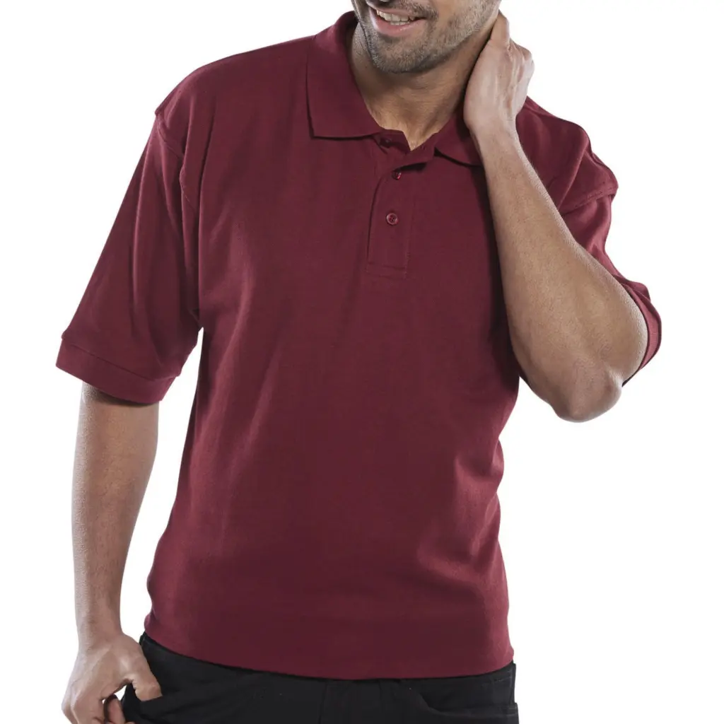 Beeswift Polo Shirt Burgundy M