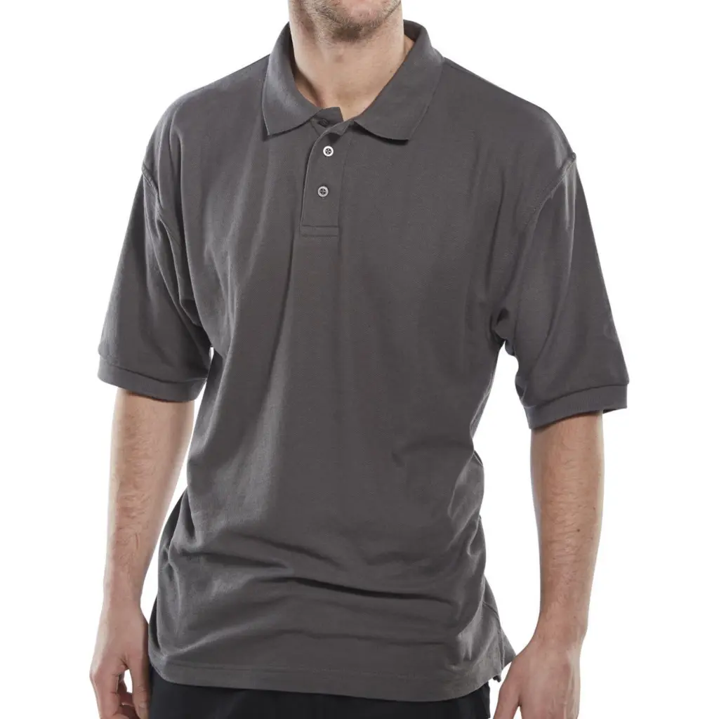 Beeswift Polo Shirt Grey 2XL