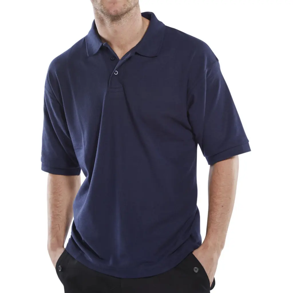 Beeswift Polo Shirt Navy Blue M