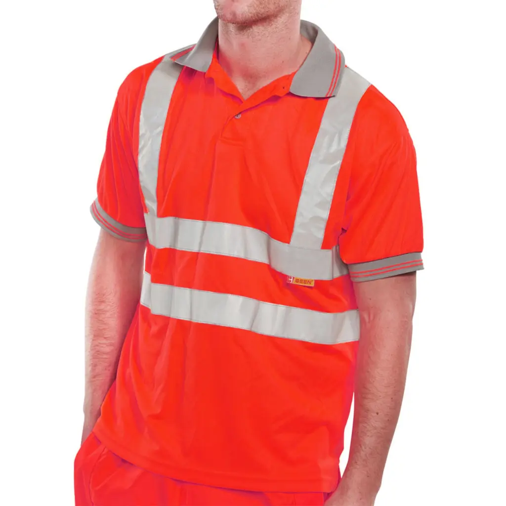 Beeswift Polo Shirt Short Sleeved Red S