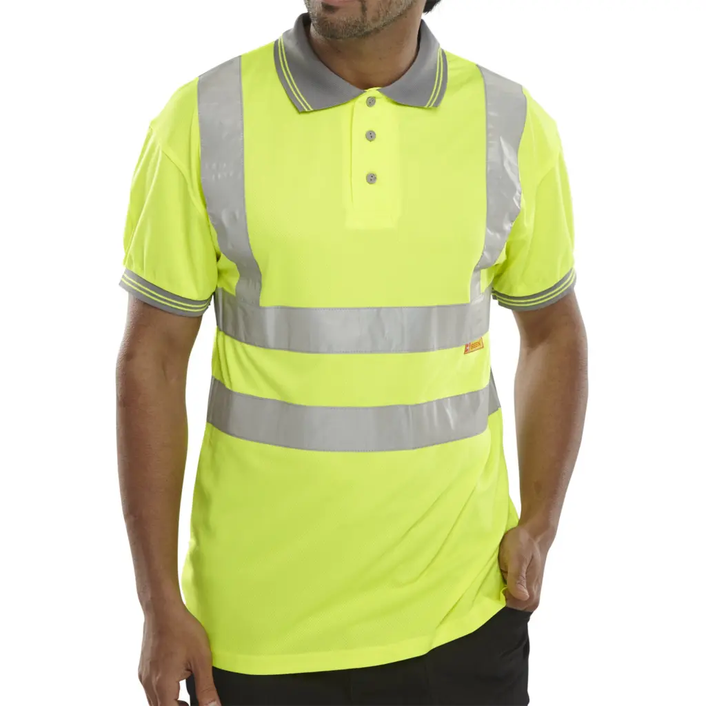 Beeswift Polo Shirt Short Sleeved Saturn Yellow 4XL