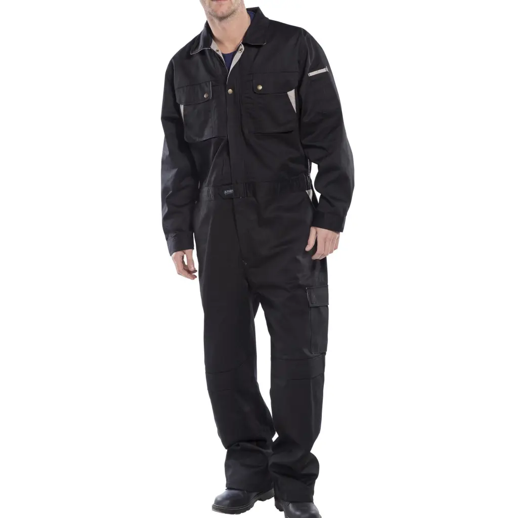 Beeswift Premium Boilersuit Black 42