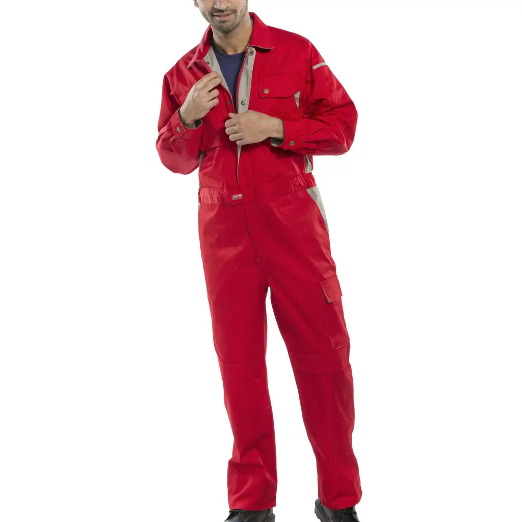 Beeswift Premium Boilersuit Red 38