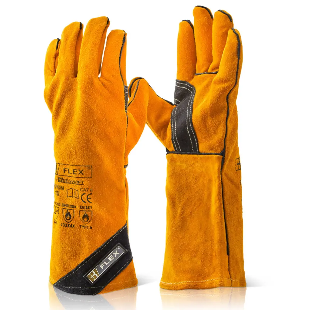 Beeswift Premium Golden Welders Gauntlet Gold  (Box of 10)