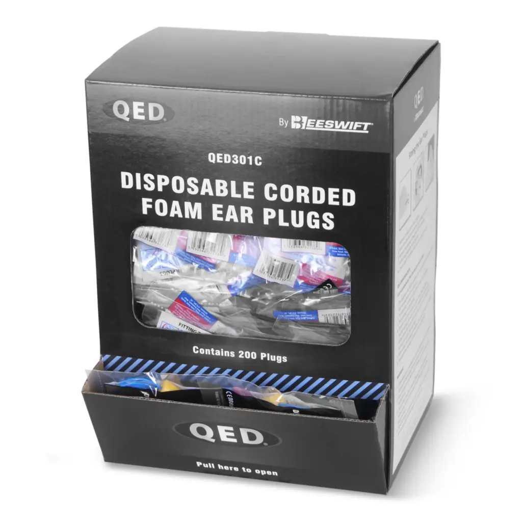 Beeswift QED Corded Ear Plug (Box of 200)