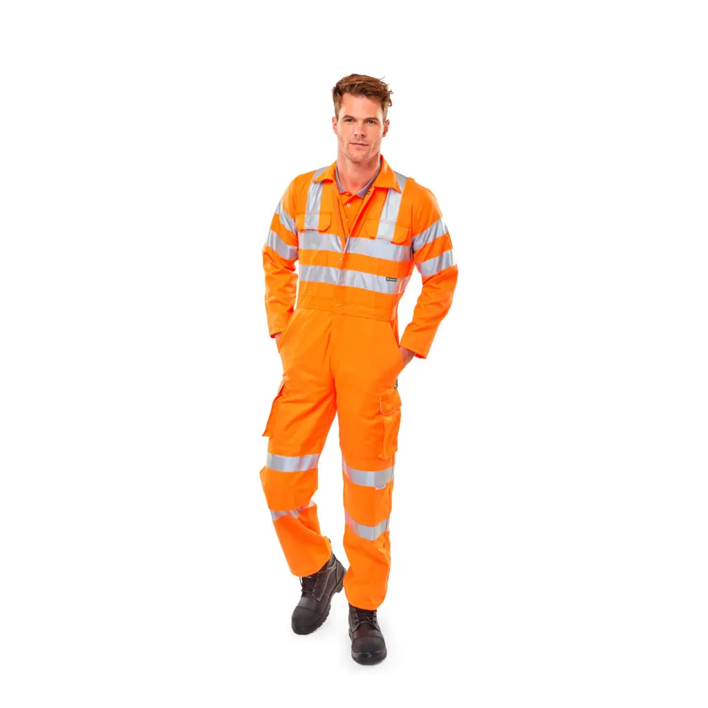 Beeswift Railspec Coverall Orange 46