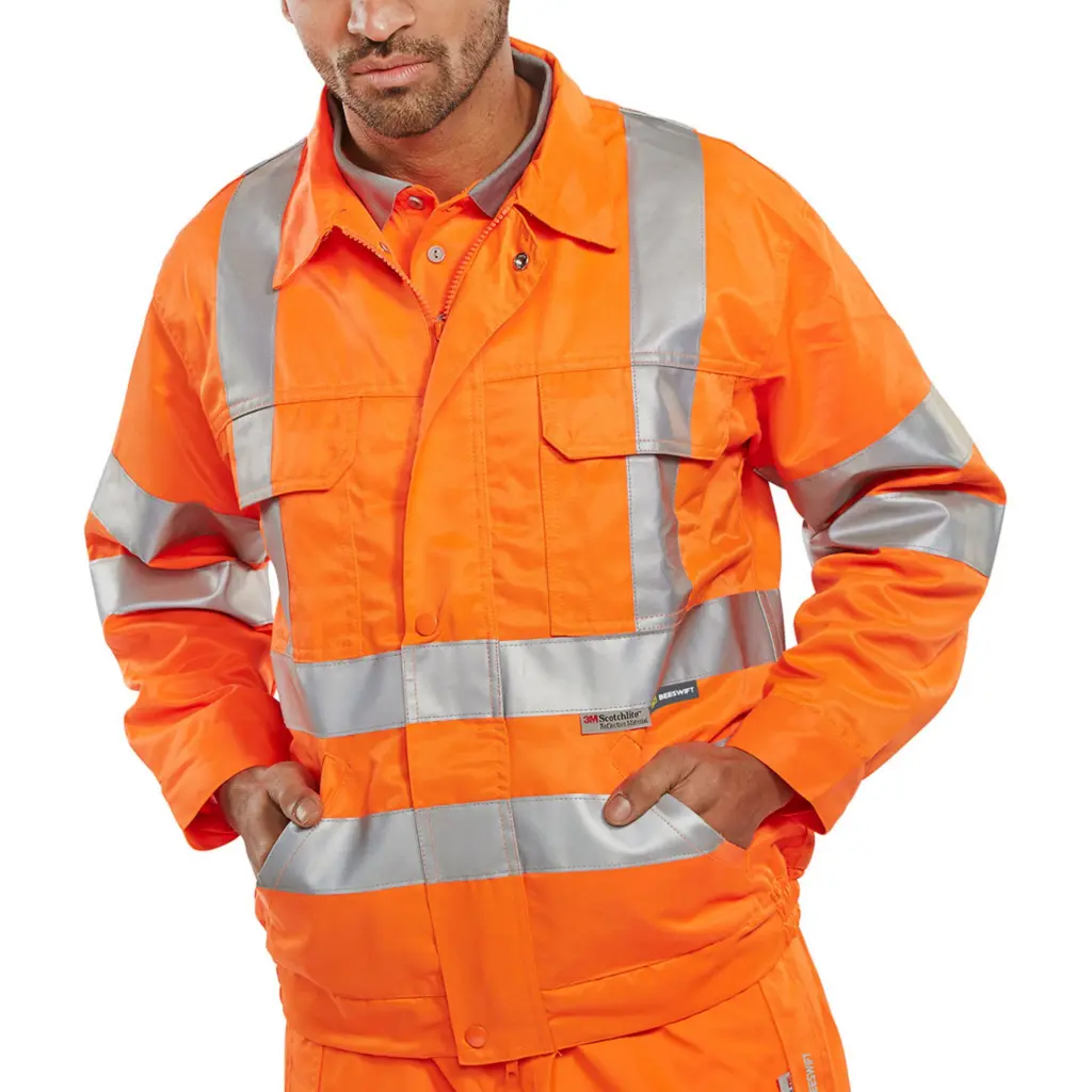 Beeswift Railspec Jacket Orange 44