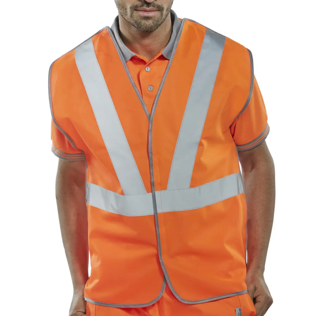 Beeswift Railspec Vest (Polyester) Orange 3XL