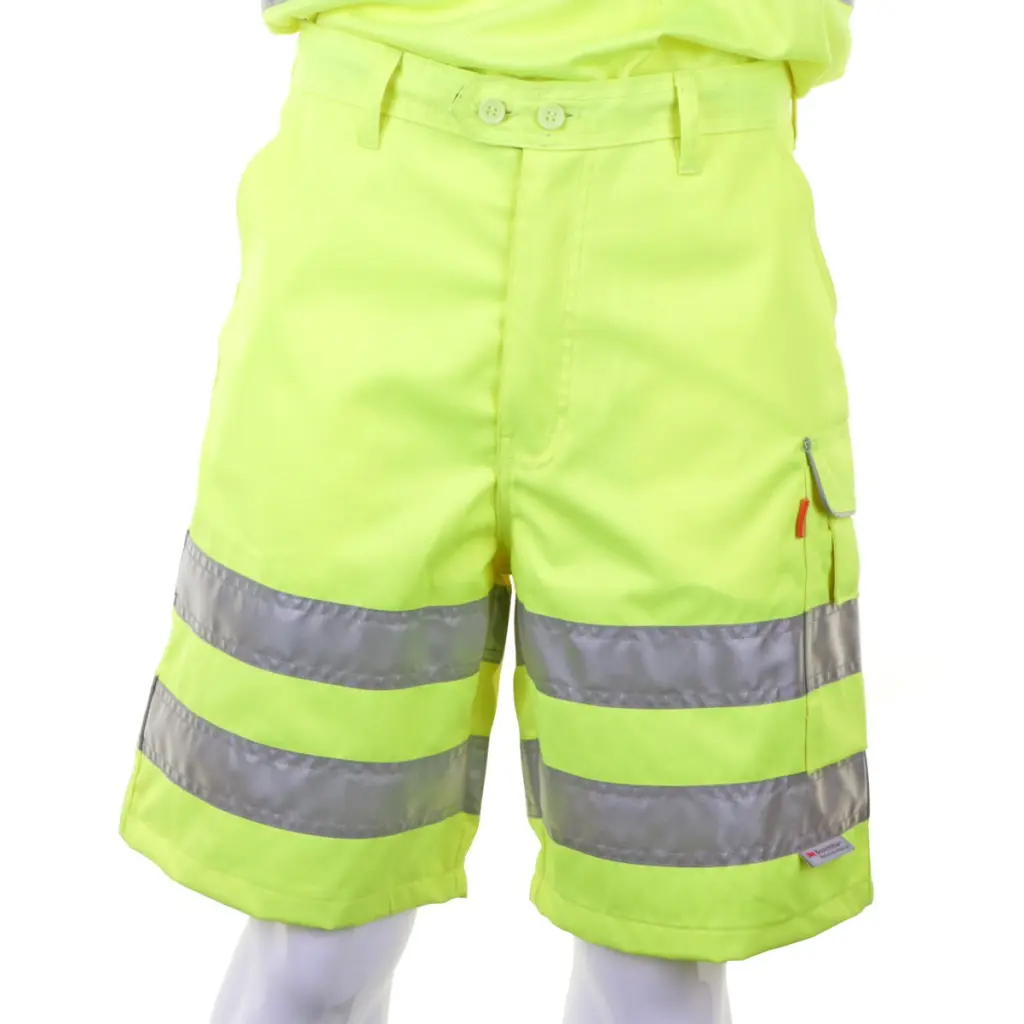 Beeswift Saturn Yellow Hi Visibility SHORTS 34 
