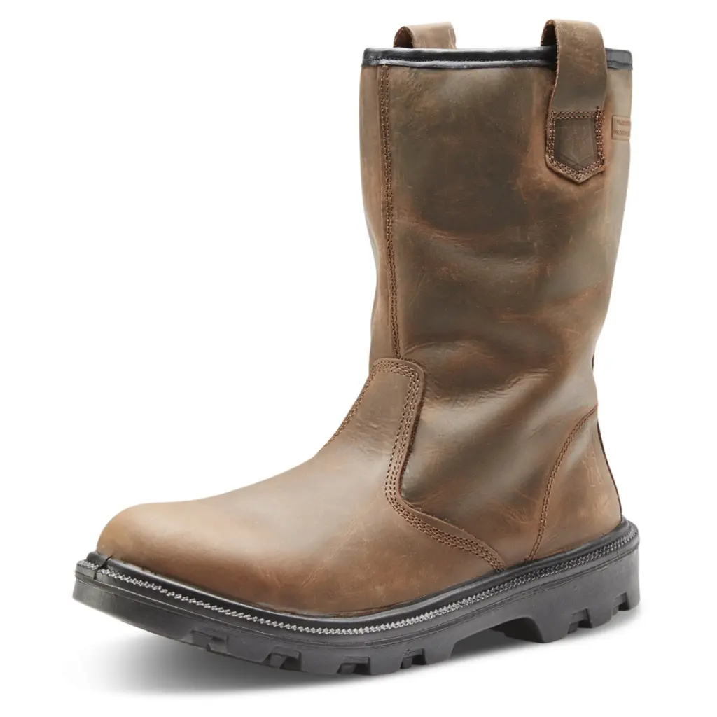 Beeswift Sherpa Dual Density Polyurethane Rubber Rigger Boot Brown 11