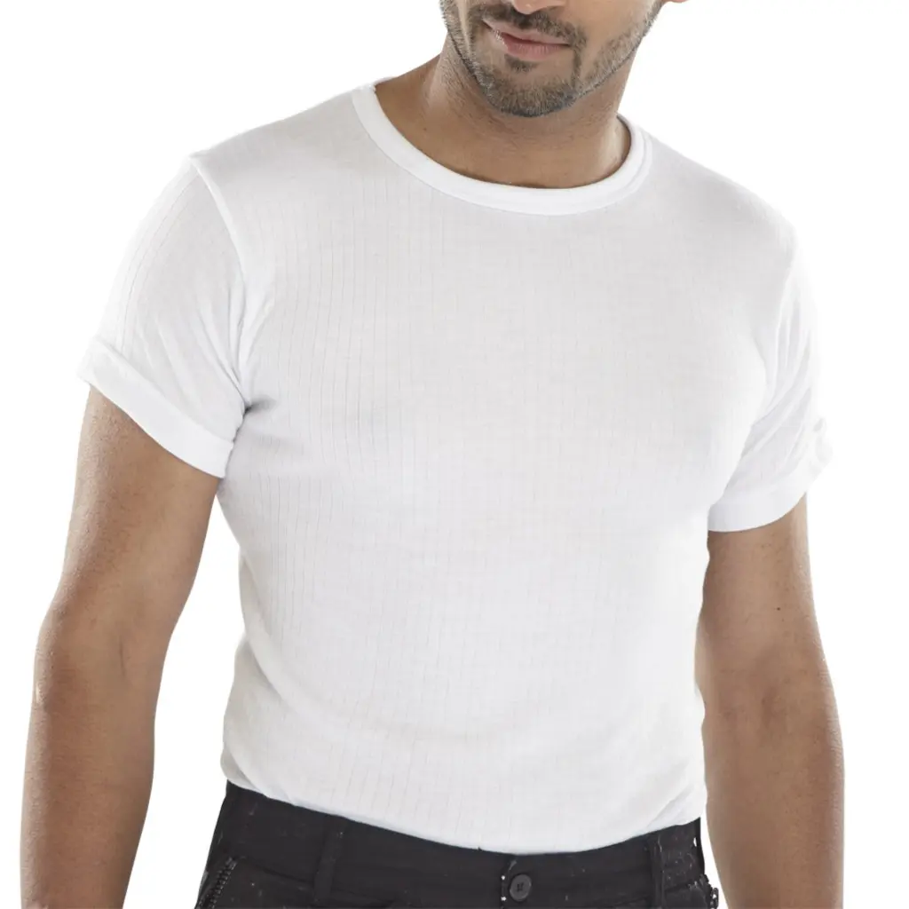 Beeswift Short Sleeve Thermal Vest White XL