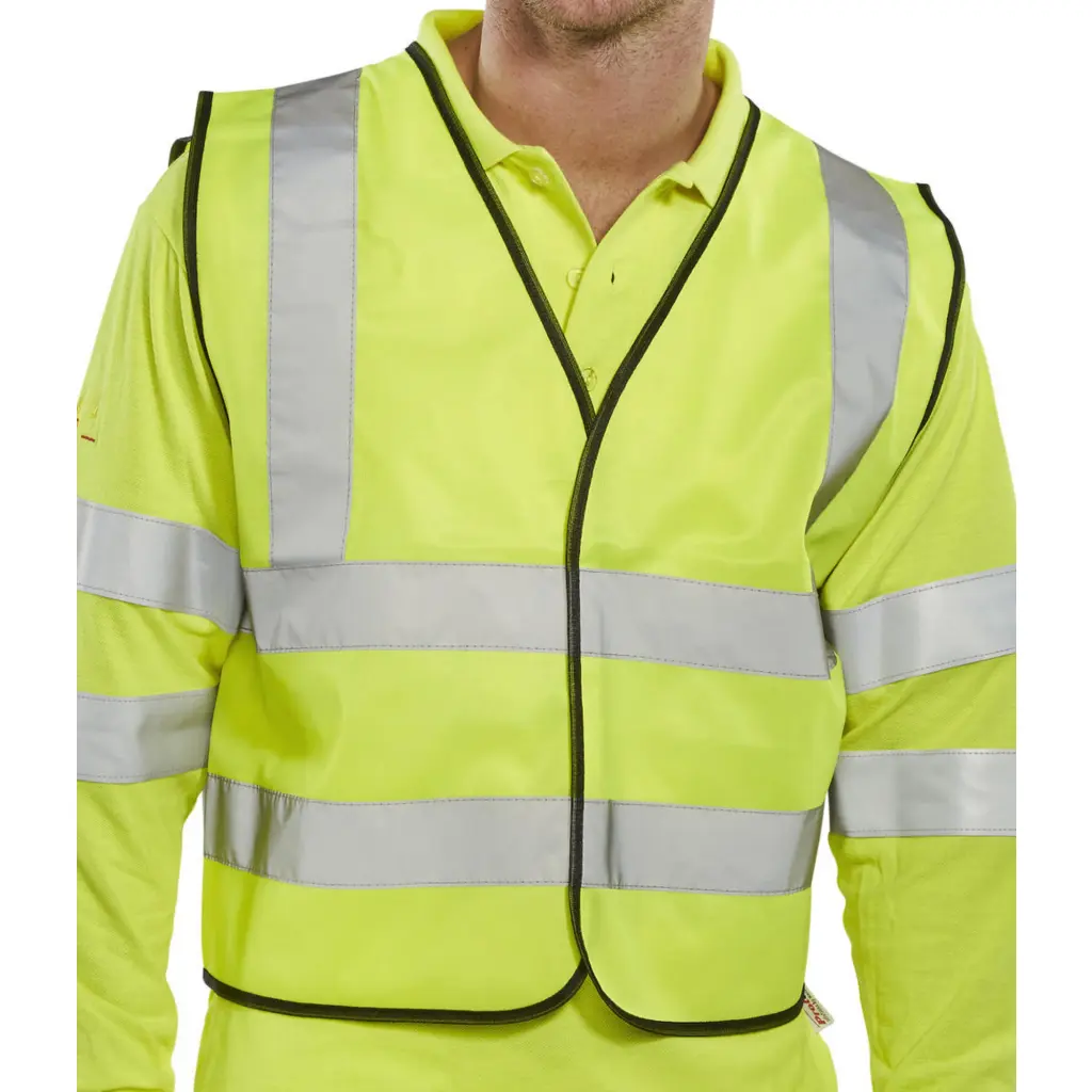 Beeswift Short Waistcoat App G Saturn Yellow XL