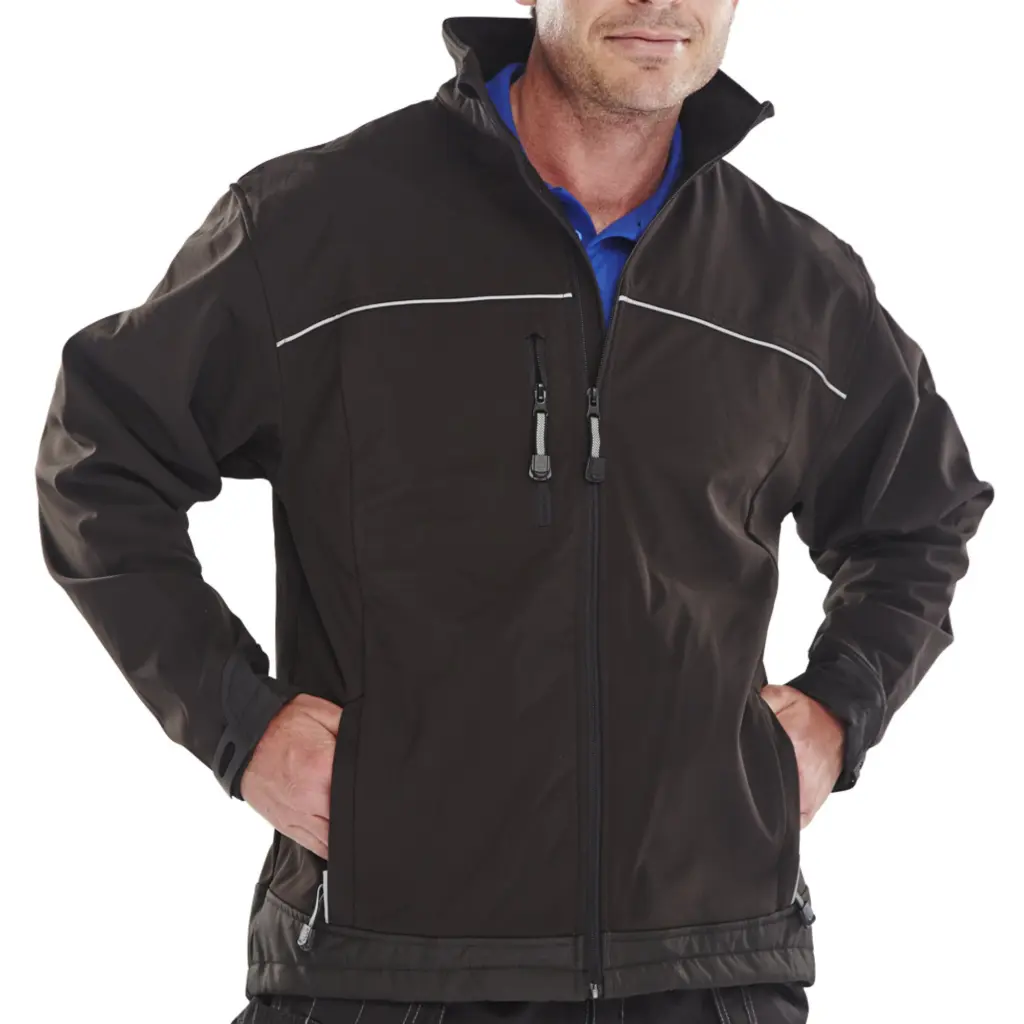 Beeswift Soft Shell Jacket Black 3XL