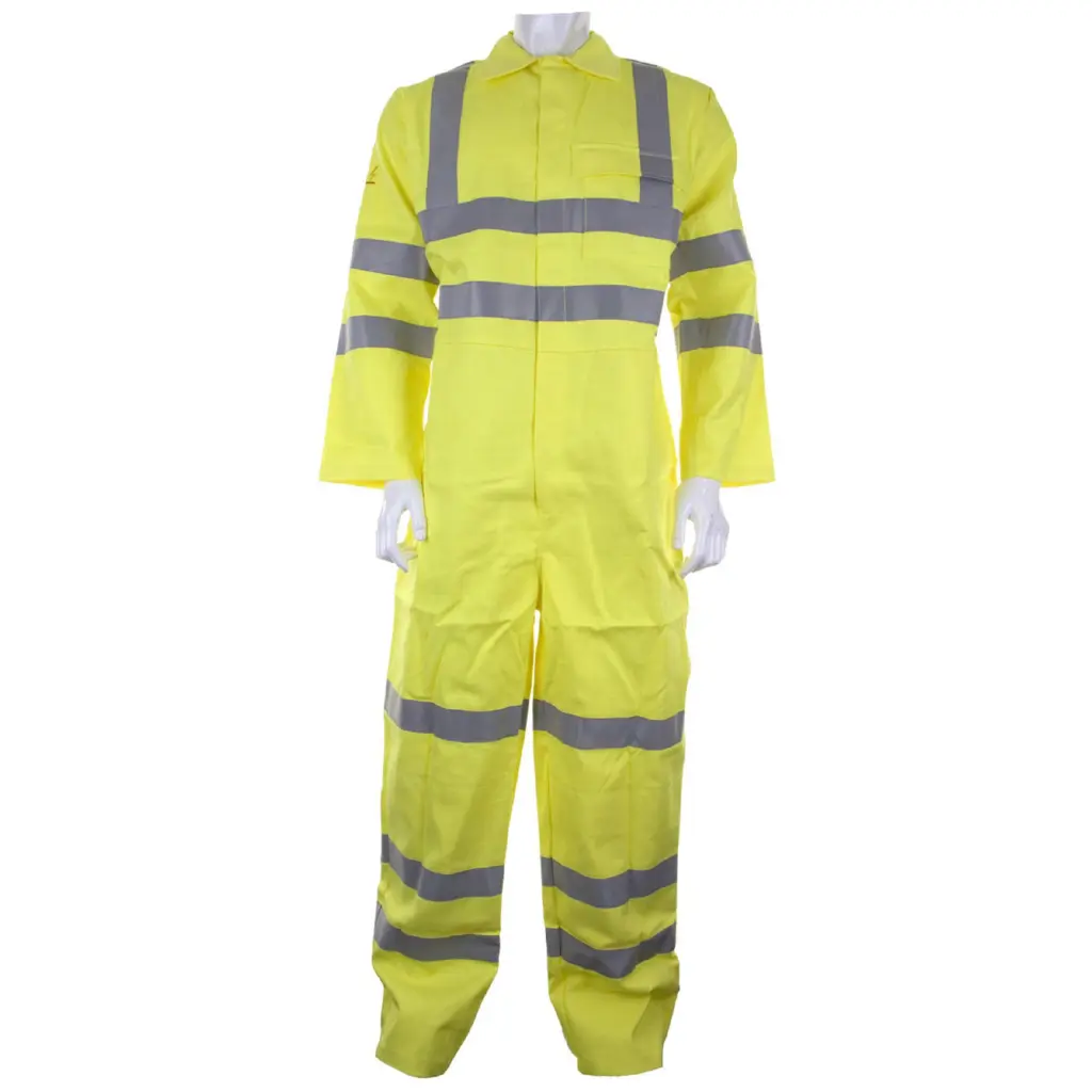 Beeswift Tesla Fire Retardant Anti Static Boilersuit En471 Saturn Yellow 54
