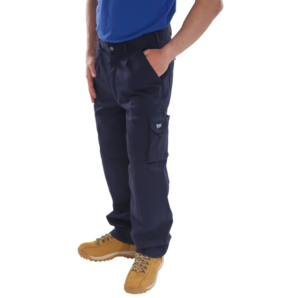Beeswift Traders Newark Trousers Navy Blue 38T