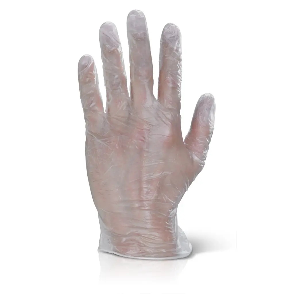 Beeswift Vinyl Gloves Powder Free Clear Medium (Box of 1000)