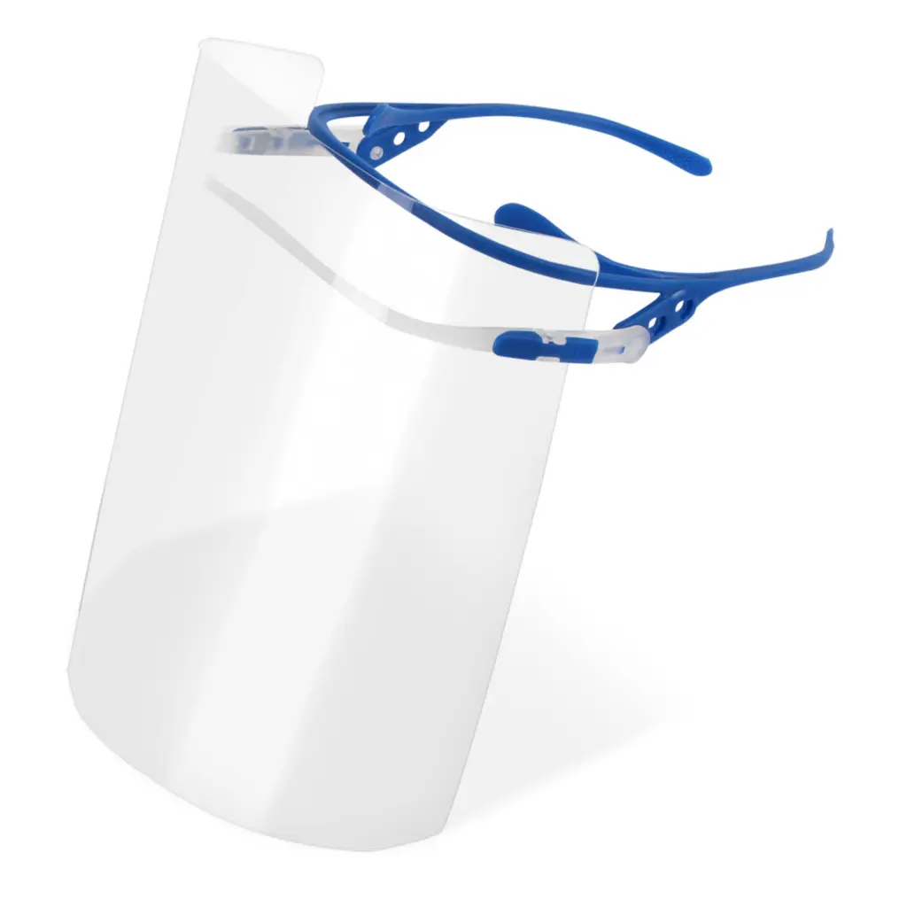 Beeswift Visor Frame Inc 10 Visors Blue 