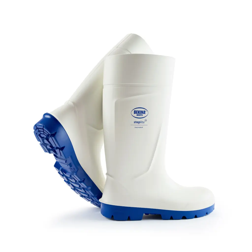 Bekina Steplite Easygrip Safety S4 White Size 10 / Eu 44