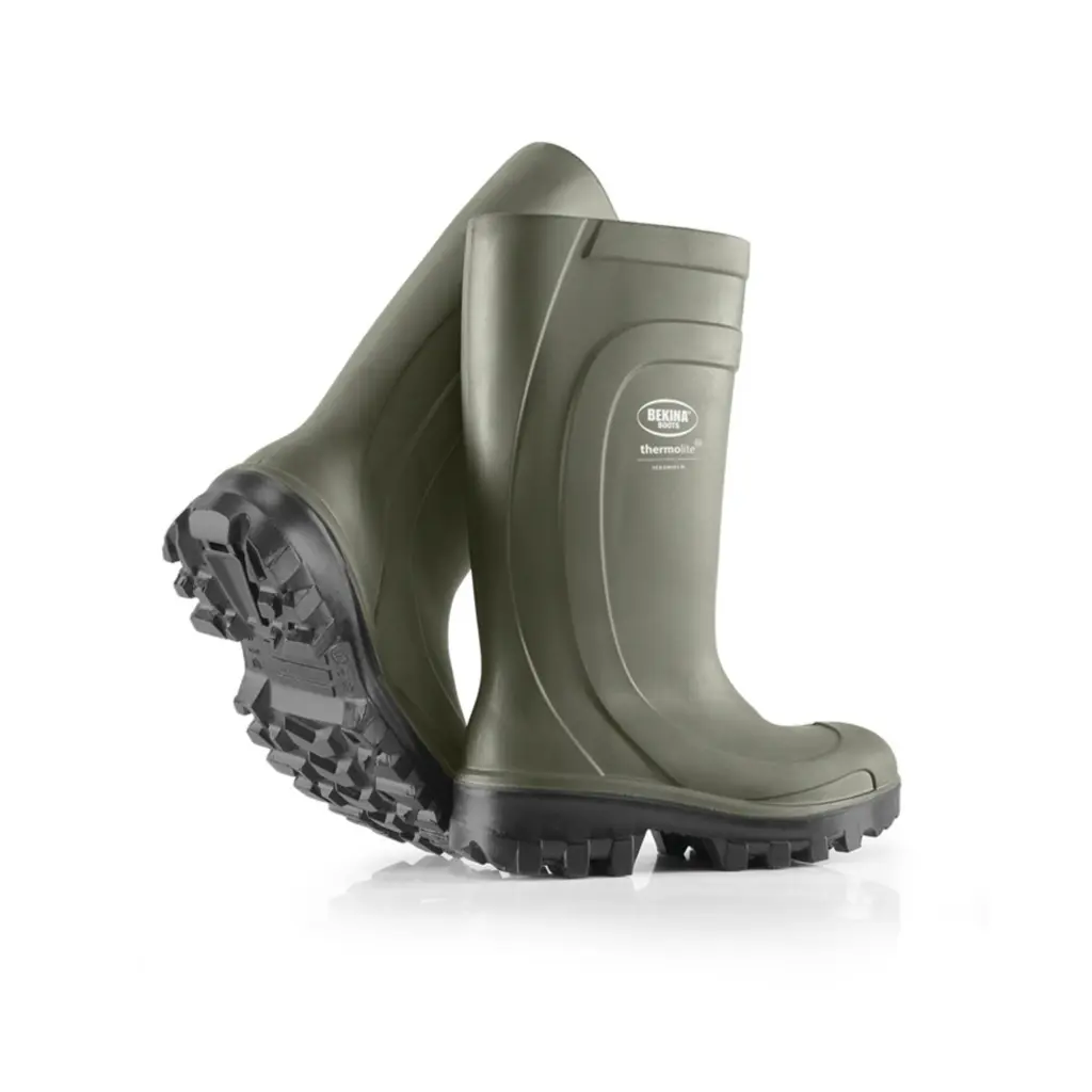 Bekina Thermolite S5 Wellington Boot Green Size 08 / Eu 42 (Pair)