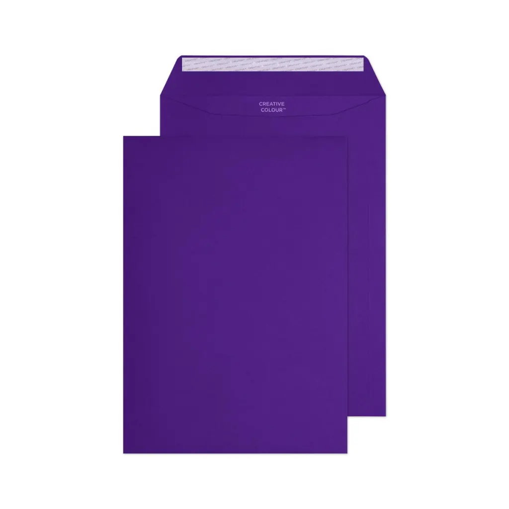 Blake Colour C4 Blackcurrant Pocket Peel and Seal 120gsm 324x229mm BOX 250
