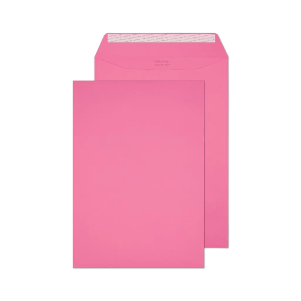 Blake Colour C4 Flamingo Pink Pocket Peel and Seal 120gsm 324x229mm BOX 250