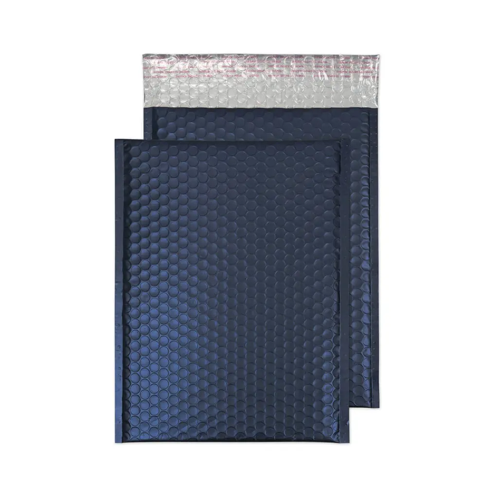 Blake Colour C4 Oxford Blue Metallic Bubble Peel and Seal 70Mu 320x240mm BOX 100