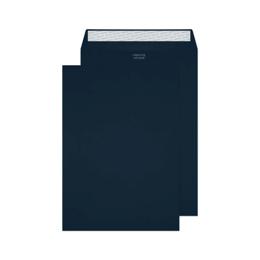 Blake Colour C4 Oxford Blue Pocket Peel and Seal 120gsm 324x229mm BOX 250