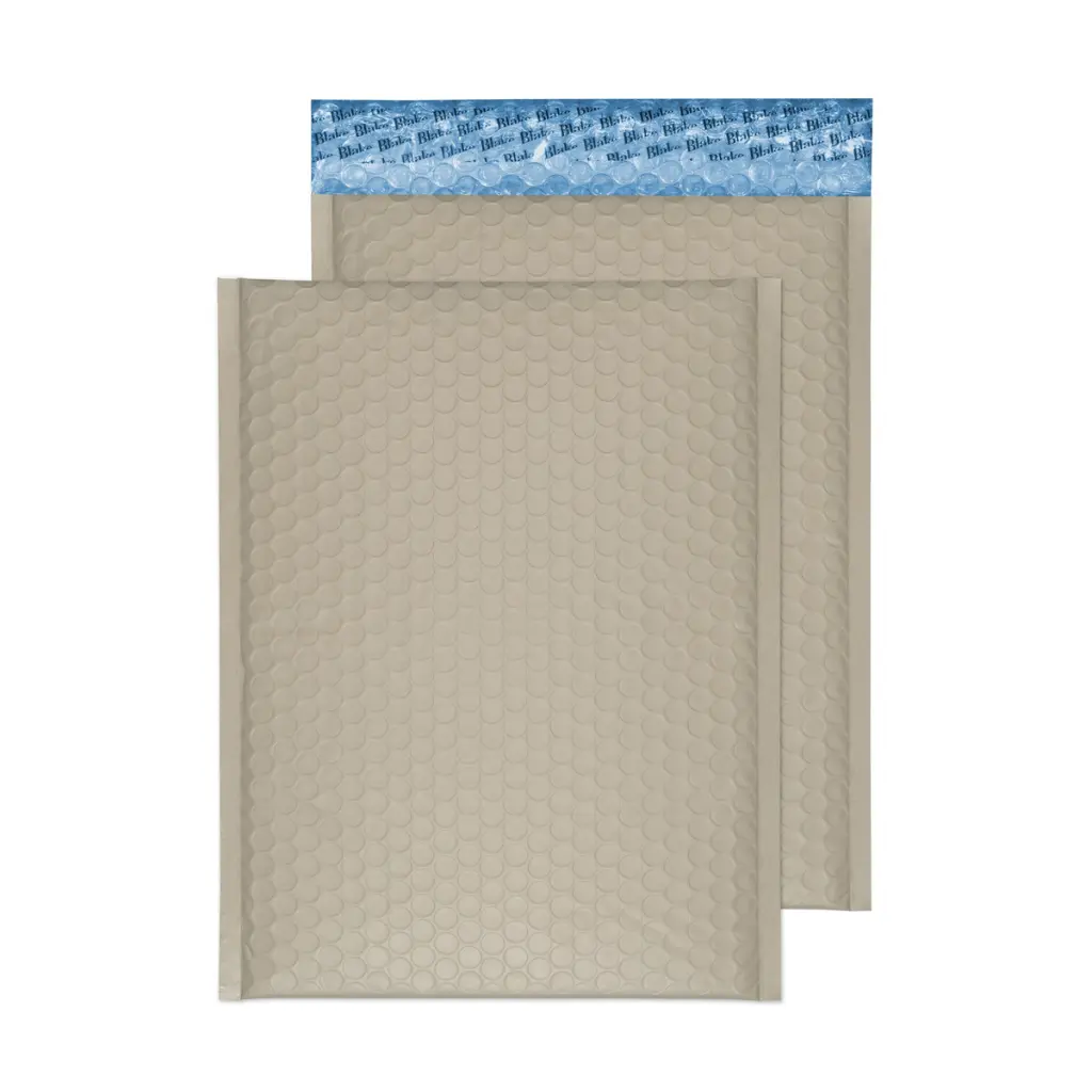 Blake Colour C4 Storm Grey Metallic Matt Bubble Mailer Peel and Seal 70mu  320x240mm BOX 100