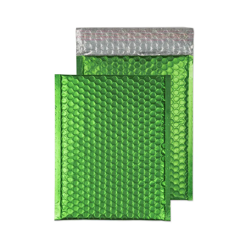 Blake Colour C5+ Avocado Green Metallic Bubble Peel and Seal 70Mu 250x180mm BOX 100