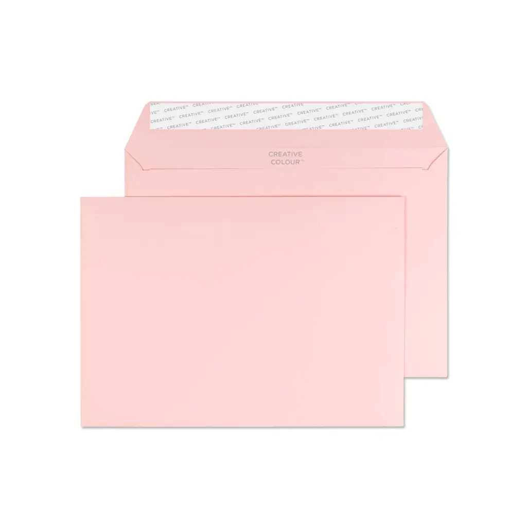 Blake Colour C5 Baby Pink Wallet Peel and Seal 120gsm 162x229mm BOX 500 PACK 25