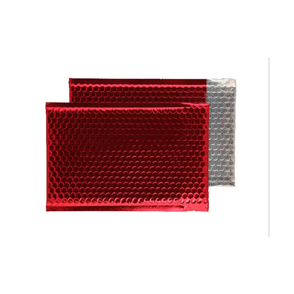 Blake Colour C5+ Festive Red Metallic Bubble Peel and Seal 70Mu 250x180mm BOX 100