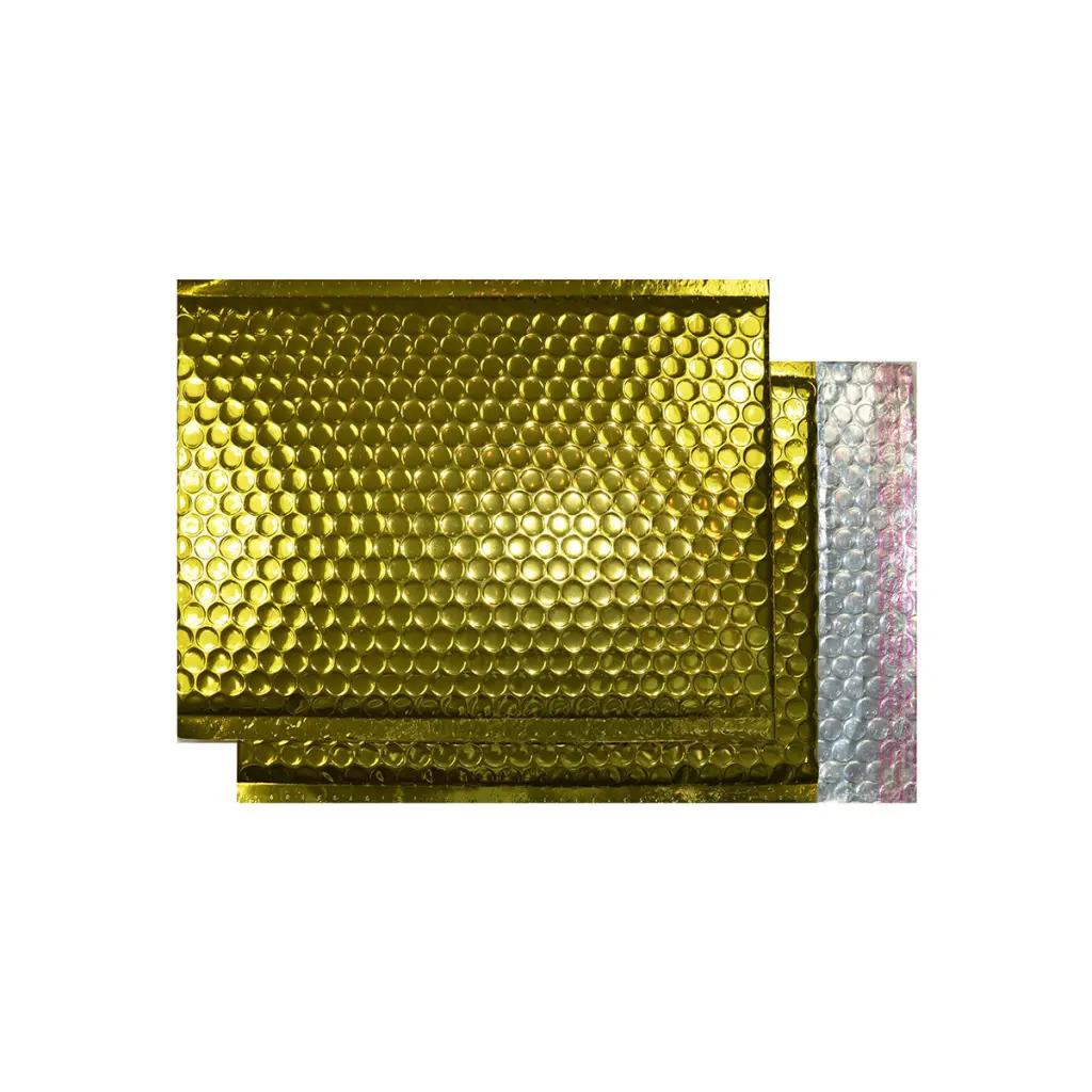Blake Colour C5+ Glamour Gold Metallic Bubble Peel and Seal 70Mu 250x180mm BOX 100