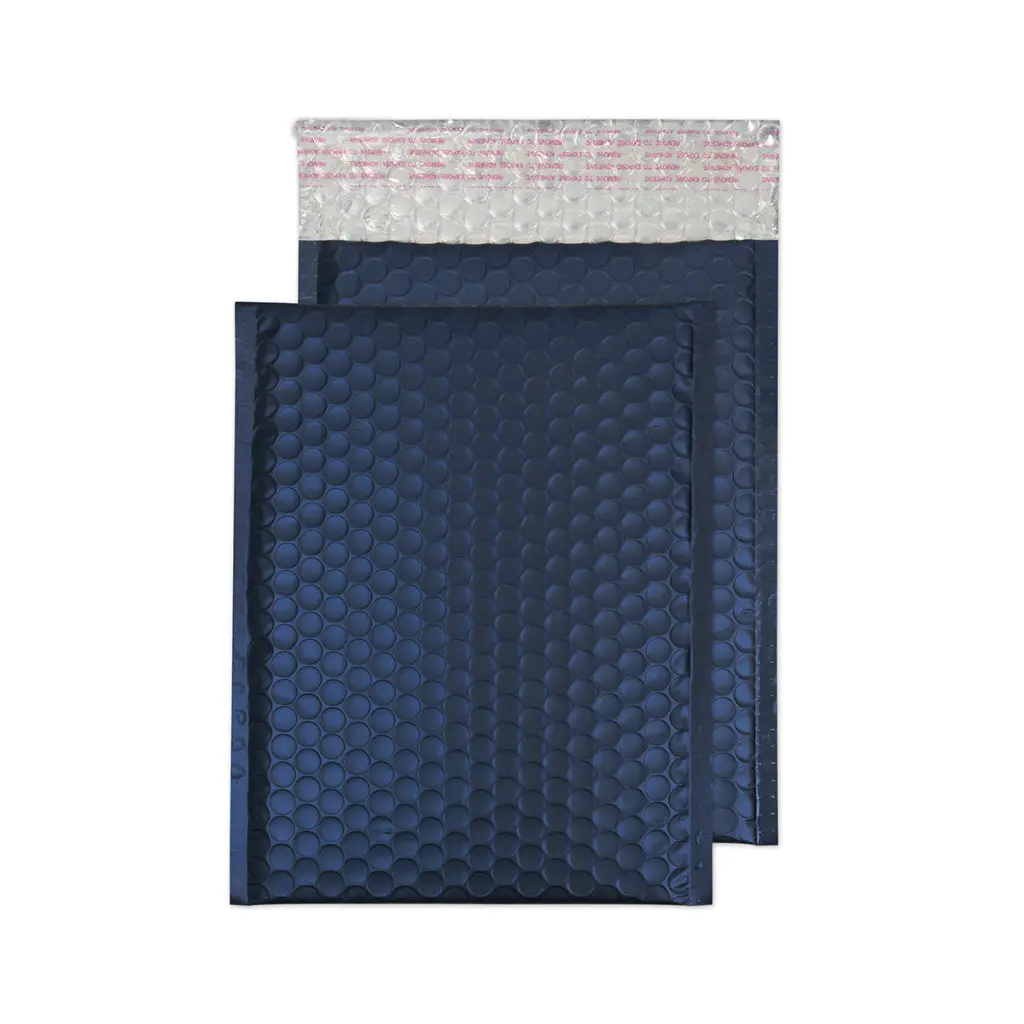 Blake Colour C5+ Oxford Blue Metallic Bubble Peel and Seal 70Mu 250x180mm BOX 100