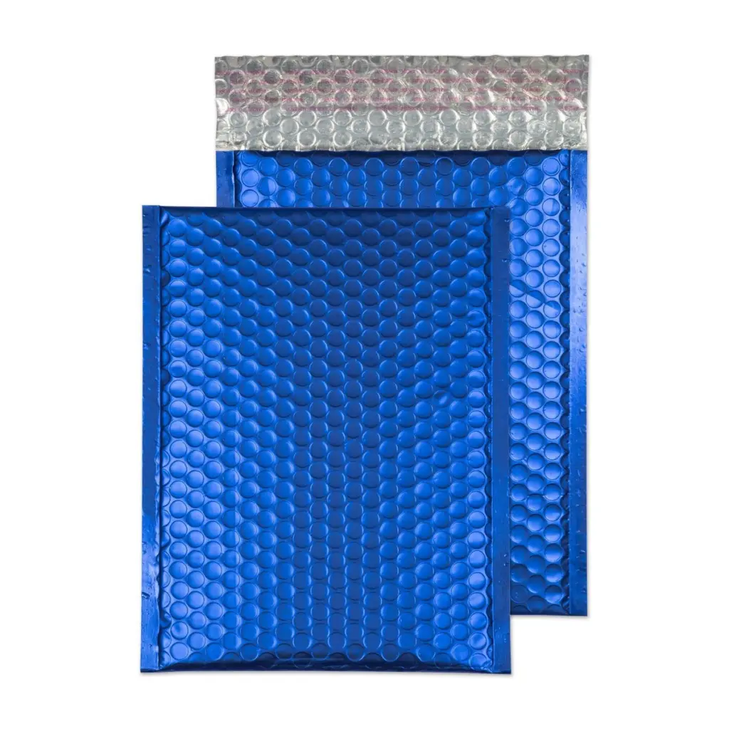 Blake Colour C5+ Victory Blue Metallic Bubble Peel and Seal 70Mu 250x180mm BOX 100