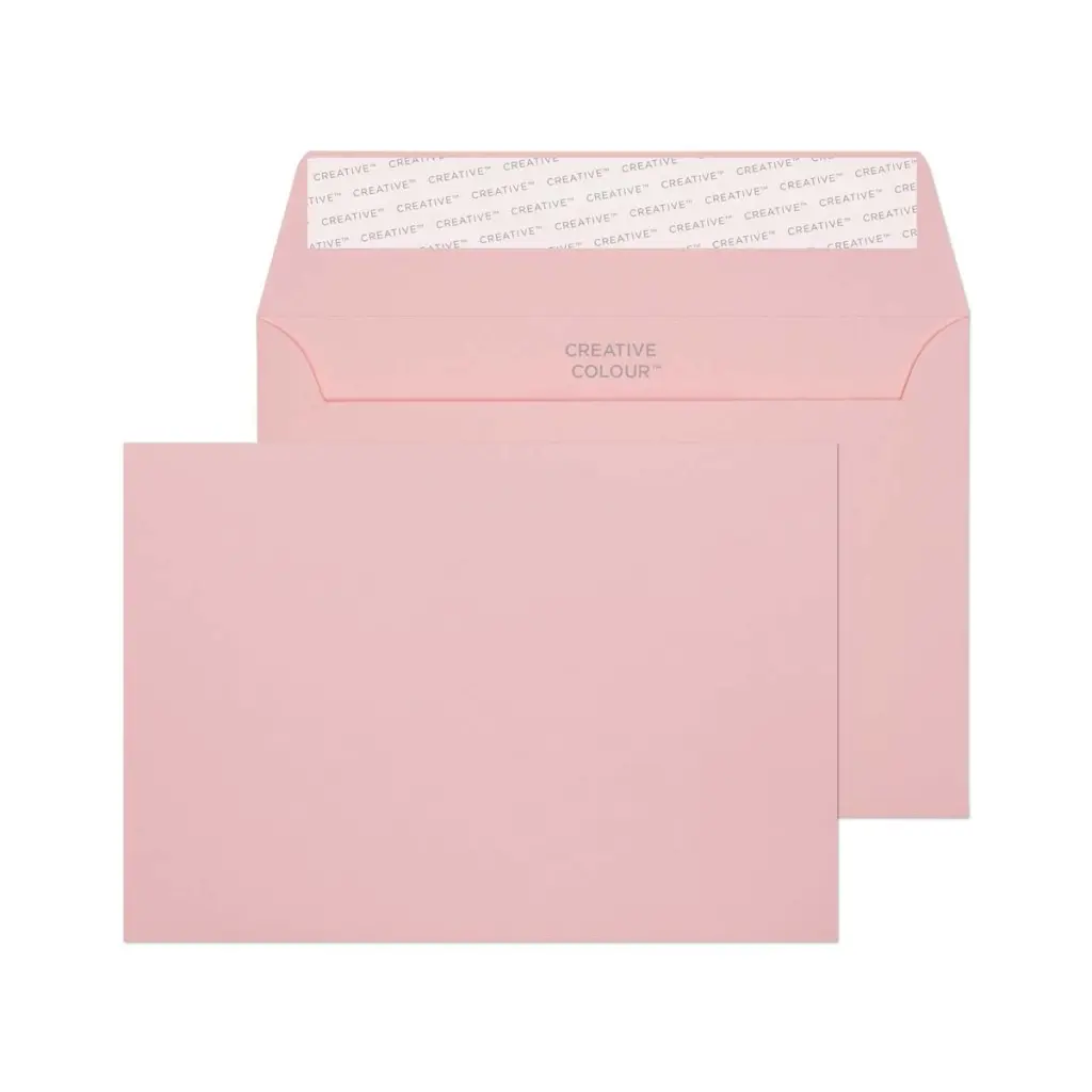 Blake Colour C6 Baby Pink Wallet Peel and Seal 120gsm 114x162mm BOX 500