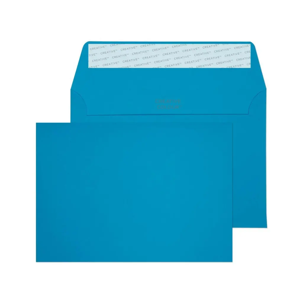 Blake Colour C6 Caribbean Blue Wallet Peel and Seal 120gsm 114x162mm BOX 500