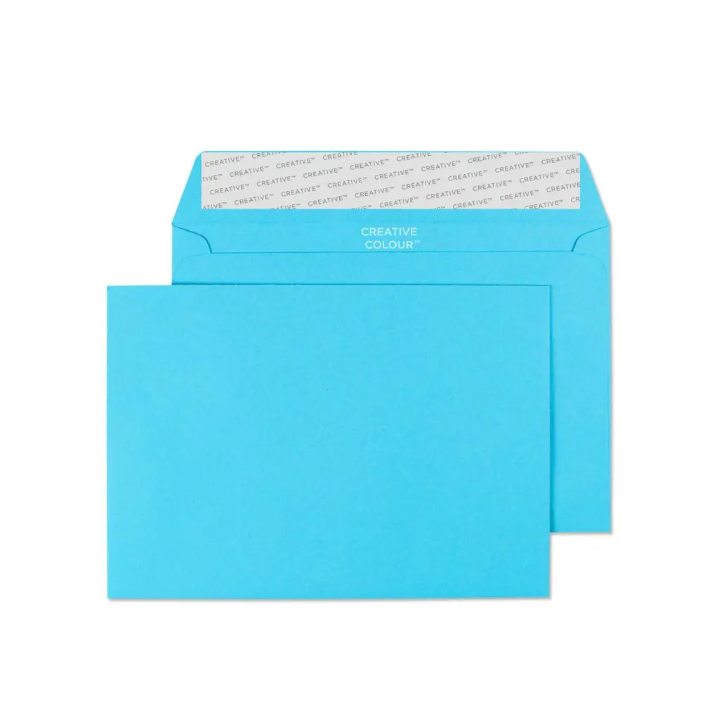 Blake Colour C6 Cocktail Blue Wallet Peel and Seal 120gsm 114x162mm BOX 500
