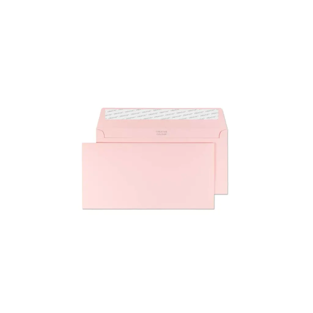 Blake Colour DL+ Baby Pink Wallet Peel and Seal 120gsm 114x229mm BOX 500