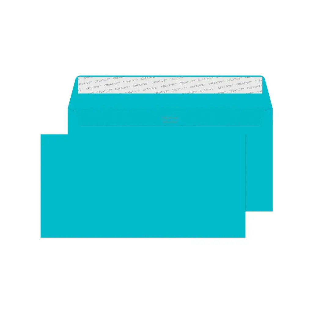 Blake Colour DL+ Cocktail Blue Wallet Peel and Seal 120gsm 114x229mm BOX 500