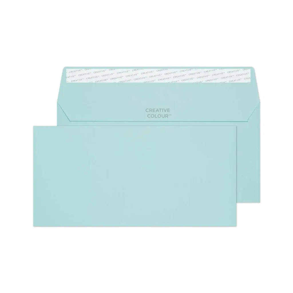 Blake Colour DL+ Cotton Blue Wallet Peel and Seal 120gsm 114x229mm BOX 500 PACK 25