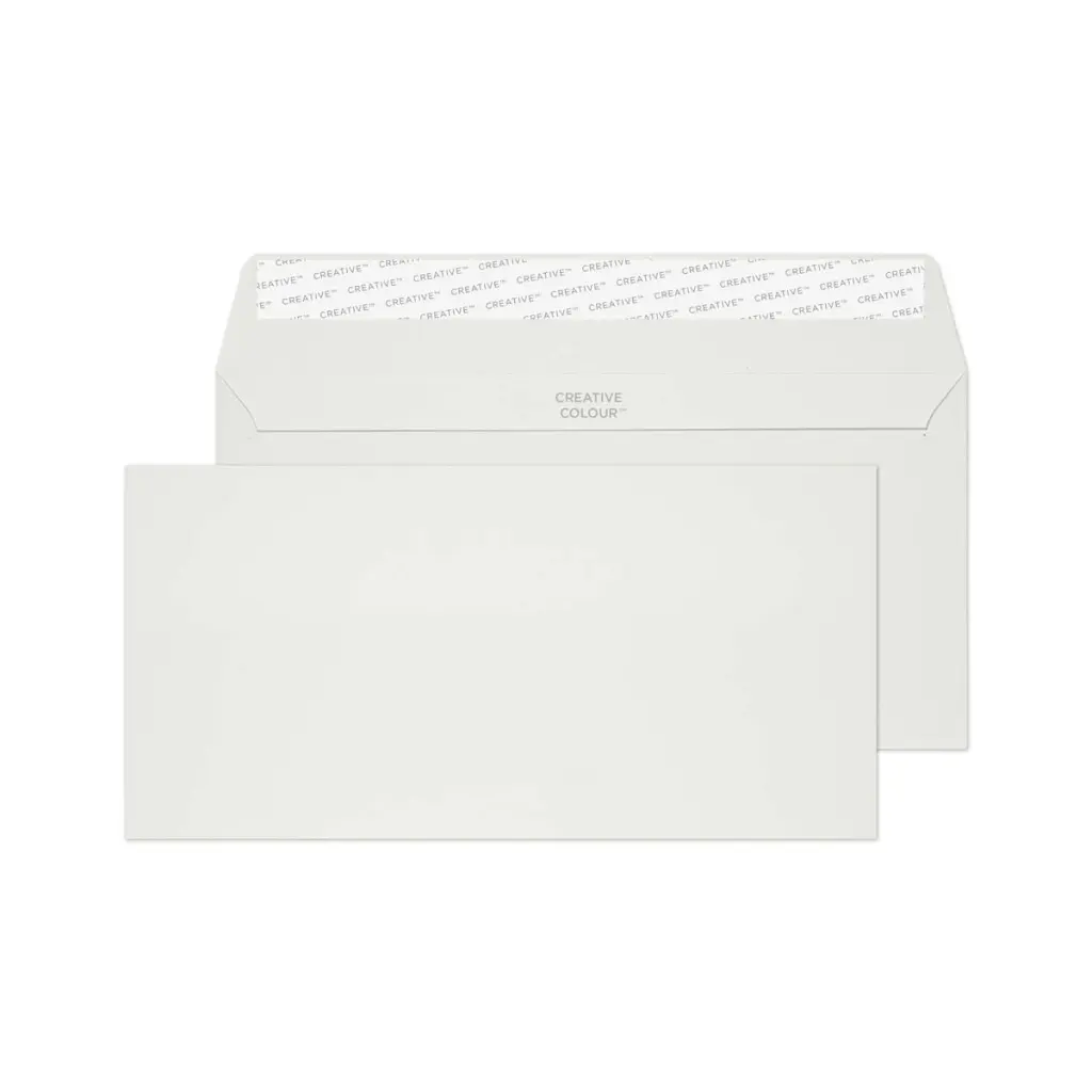 Blake Colour DL+ French Grey Wallet Peel and Seal 120gsm 114x229mm BOX 500