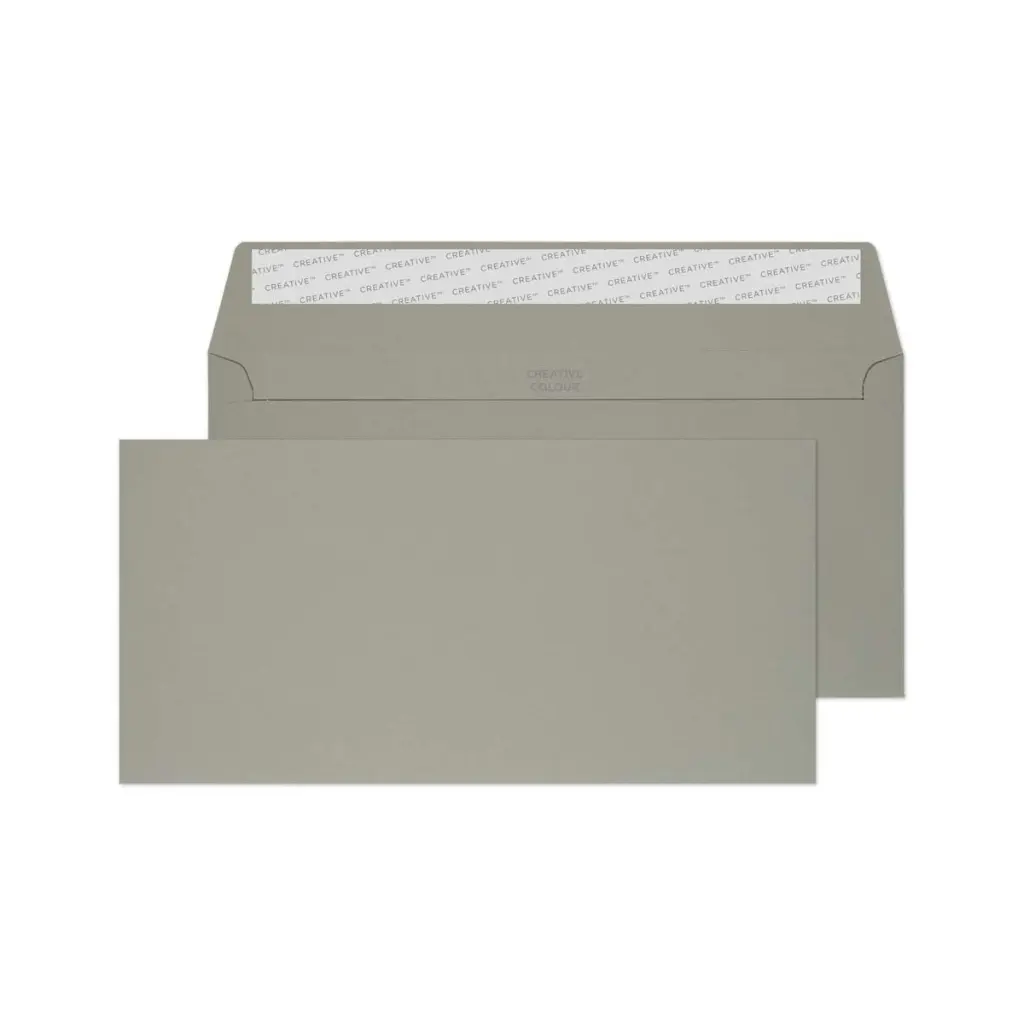 Blake Colour DL+ Storm Grey Wallet Peel and Seal 120gsm 114x229mm BOX 500