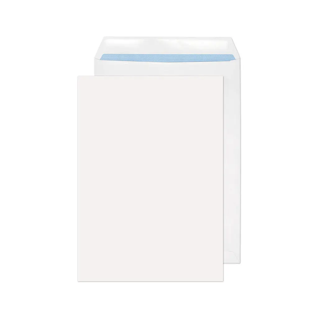 Blake Environmental Evolve Recycled C4 White Pocket Self Seal 100gsm 324x229mm BOX 250